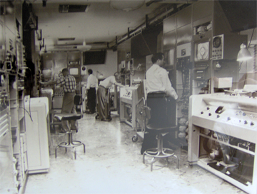 CBS Television City-Tape Room-Photo on wall of TVC