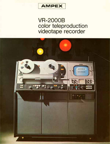 Ampex VR-2000B brochure